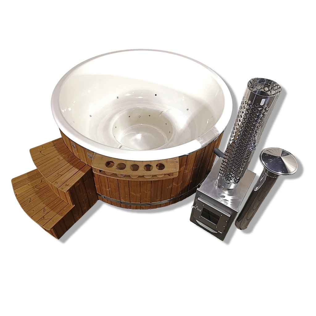 225cm external fiberglass tub